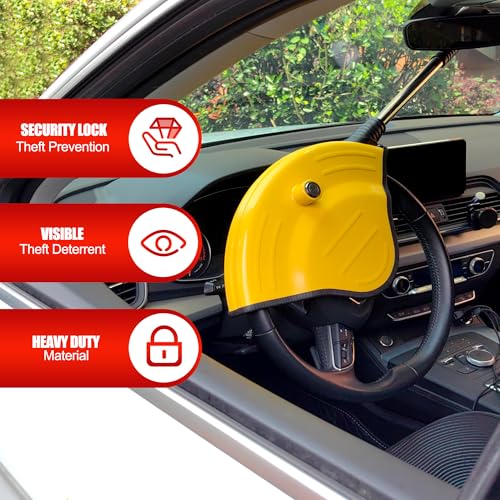 KAYCENTOP Half-Cover Steering Wheel Lock
