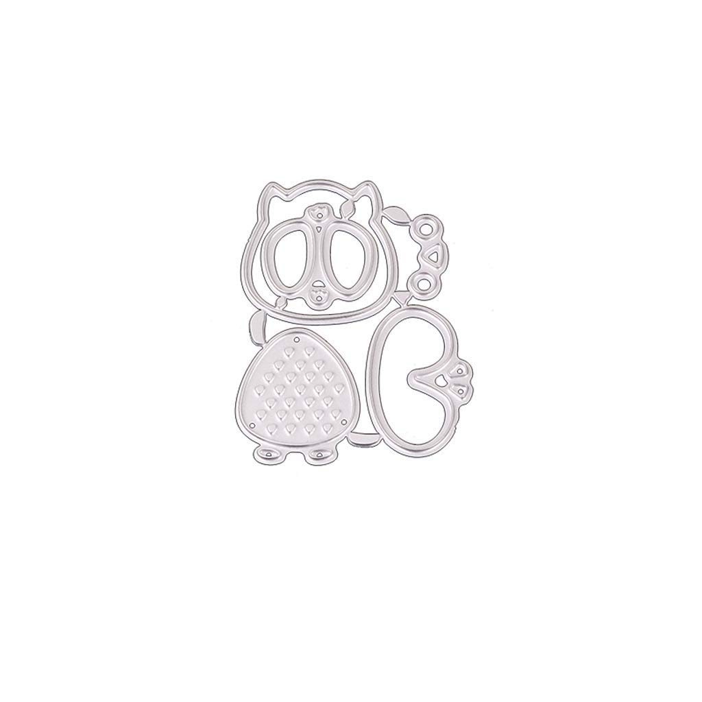 Comfortable Cutting Dies for Card Making - Embossing Die Cutter - Small Animals Metal Cutting Dies DIY Scrapbooking Paper Stamping Die Decor Elegant