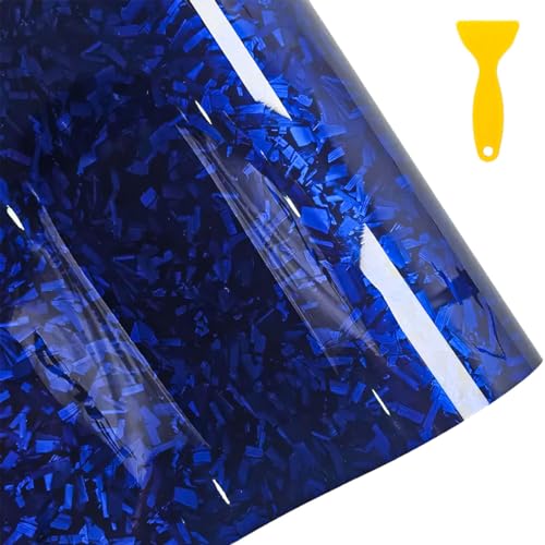 Fondlife Lámina de Carbono (Azul Forjada, 30 X 150 CM)