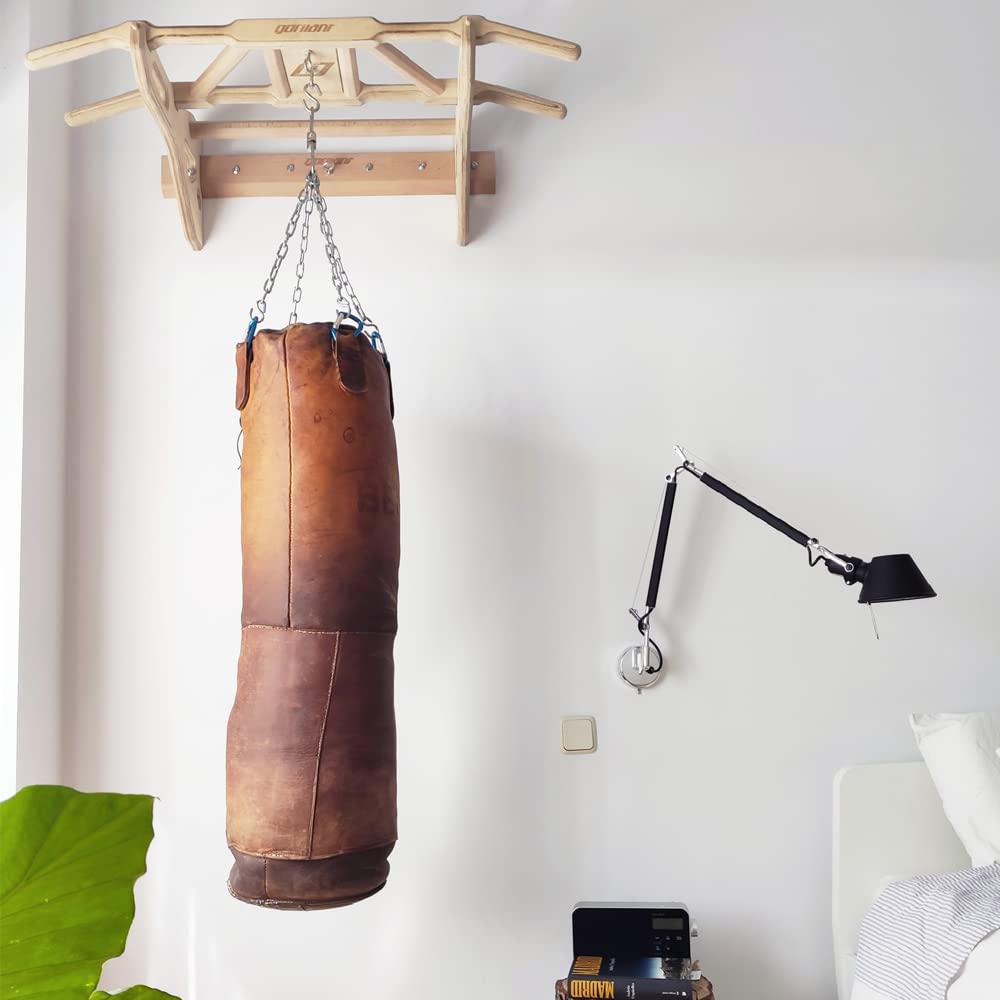 Support Sac de Frappe pour Barre de Traction Titan: conçu pour Les entraînements de Boxe, MMA, pour Barre de tractions Murale