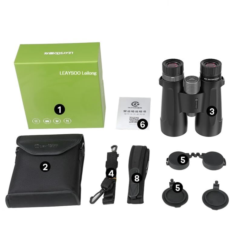 Binocular 10x50 Alta Potencia para Adultos con Prisma BAK4 miniatura 6
