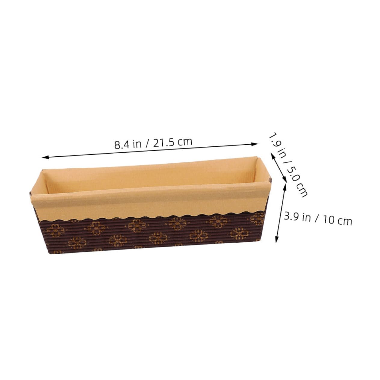 25 stampi per pane in carta, per, mini teglie, per teglie rettangolari, pirottini da forno rettangolari, da forno usa e getta Utilizzato per preparare dolci natalizi
