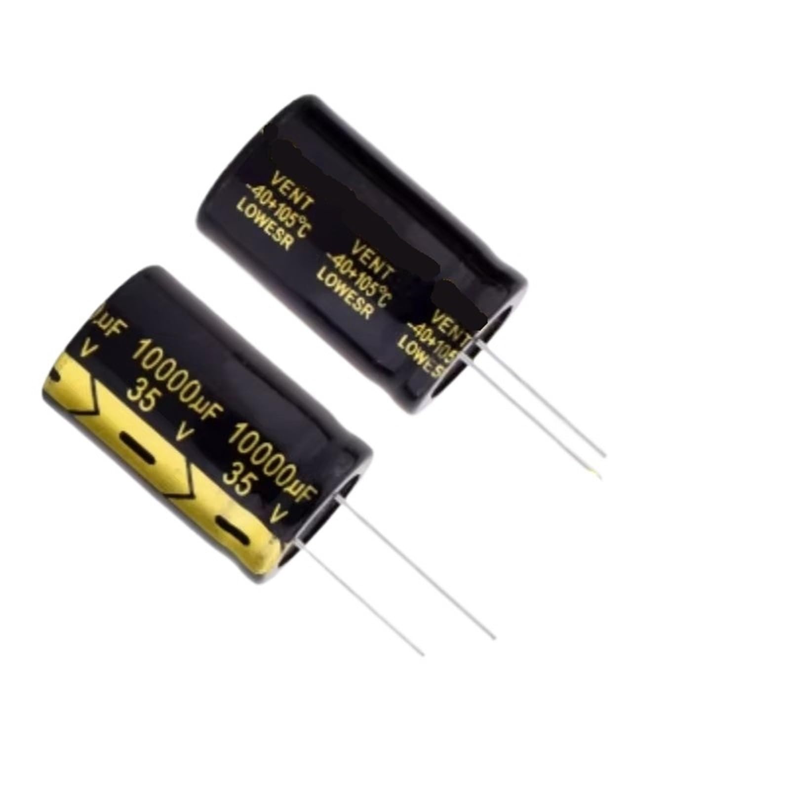 5 pezzi 10000UF 35V 22X35MM Raddrizzatore automobilistico comunemente usato Condensatore elettrolitico ad alta frequenza e bassa resistenza 35V10000UF