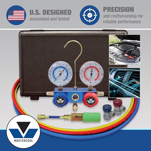 Mastercool 89661-UV Juego de Manómetros Automotriz R134a miniatura 2