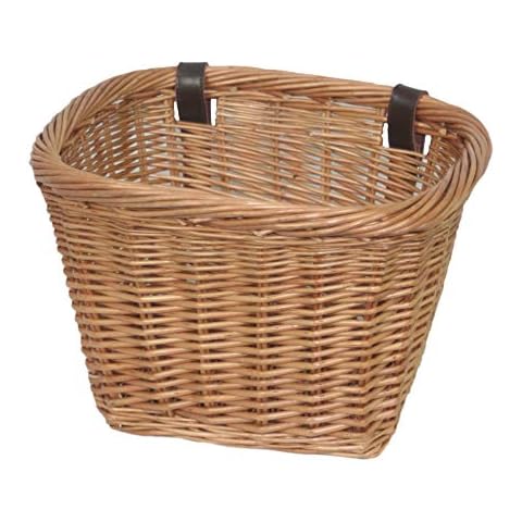 Thyme & Season Traditional Wicker Bicycle Basket Cover