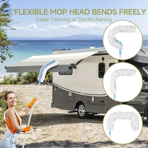 Dzgkgm RV AWNING CLEANING MOP Rv Cleaning Brush Extendable Pole, Awning Mop Tool For Camper, Awning Cleaner thumb #1