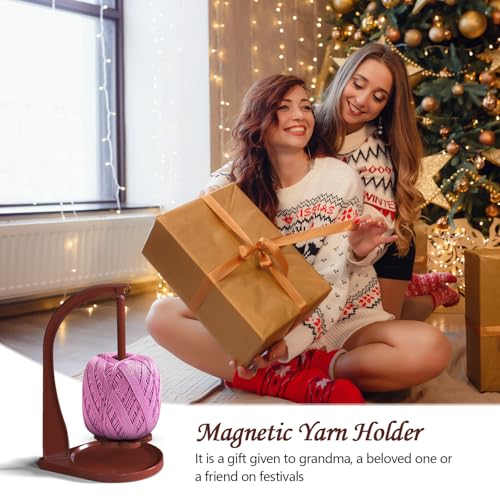 lphgfza model magnetic pendulum yarn holder for crocheting crochet yarn holder yarn storage organizer crochet gift for knitting lovers