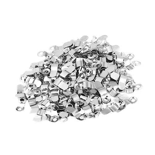 Image of DIY Photo Album Frame Locks 200pcs Bow-Shaped Compression Screws Photo Frame Accessories Metal Melon Nail Small Melon Slice