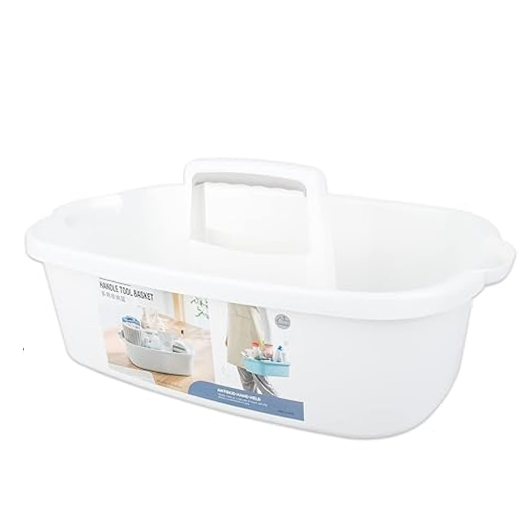 Wedhapy Cleaning Bucket Cleaning Caddy Stackable Wide Edge Bucket with Grooved Handle Easy to Clean & Maintain Supplies Organizer for Spray Bottles