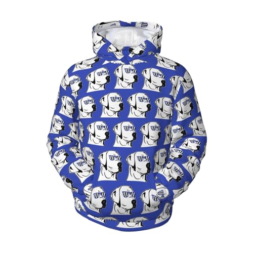 Labrador Wearing Glasses Boy, Girls Sports Shirt Youth Pullover Fashion Hooded Sweatshirt4