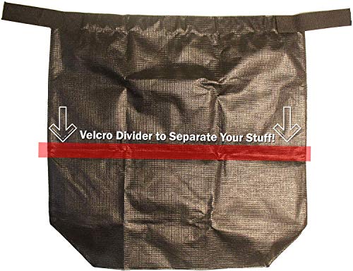 Club Clean Universal Cart Bag - Buggie Bag - Cargo Bag for 2 Seater and 4 Seater Golf Carts - Golf Cart Storage Bag - Golf Car Bag - EZGo, Club Car, Yamaha, Easy Attach Golf Cart Grocery Shopping Bag - Thumbnail 4