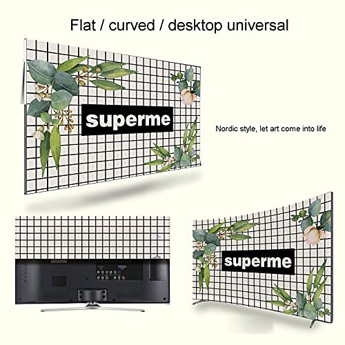 Tv Dust Cover 70in/75in Opknoping Type Gebogen Computer Televisie Cover Doek Kunst Muur Opknoping Voor LCD LED Indoor… - Image 4