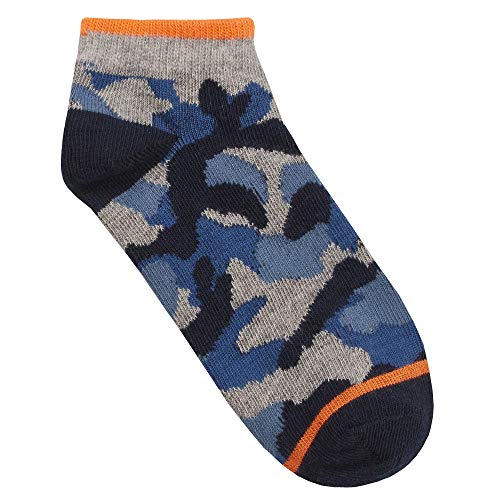 Boys 6 Pairs of Camo Print Cotton Rich Trainer Socks3