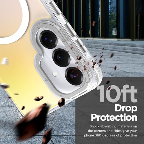 Image of Magnetic Case for Samsung Galaxy S26 Plus [Compatible with Magsafe] [Cute Fashion Fluorescent Design] [1 Screen Protector] Slim Translucent Matte Case for Galaxy S26 Plus 6.7 inch, White