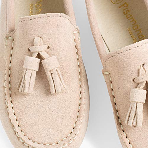 Pisamonas Mocassini Scamosciati Nappe per Bambino