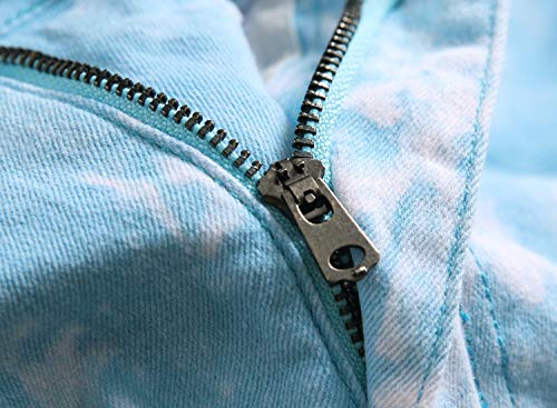 Ylingjun Mens Tie-Dyed Stretch Skinny Biker Jeans3