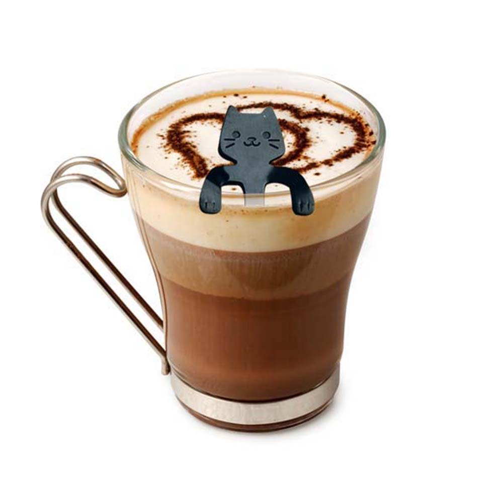 4 Cucchiaini Da Caffè In Acciaio Inox 304: Cuchiai Per Dessert, Mescolare Milkshake E Drink. Design Originale Con Orecchie Da Cane, Lavabili In Lavastoviglie, Argento - 4