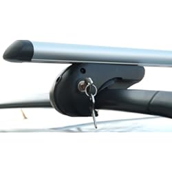 Baca Para Coche Peugeot 207 VDP Baca de Coche Barras de Aluminio de 13 a 19 kg con Cerradura