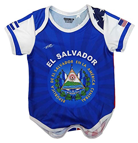 Image of El Salvador/USA Baby Outfit Mameluco New W/O Tag Sizes 3 to 12 Months Blue