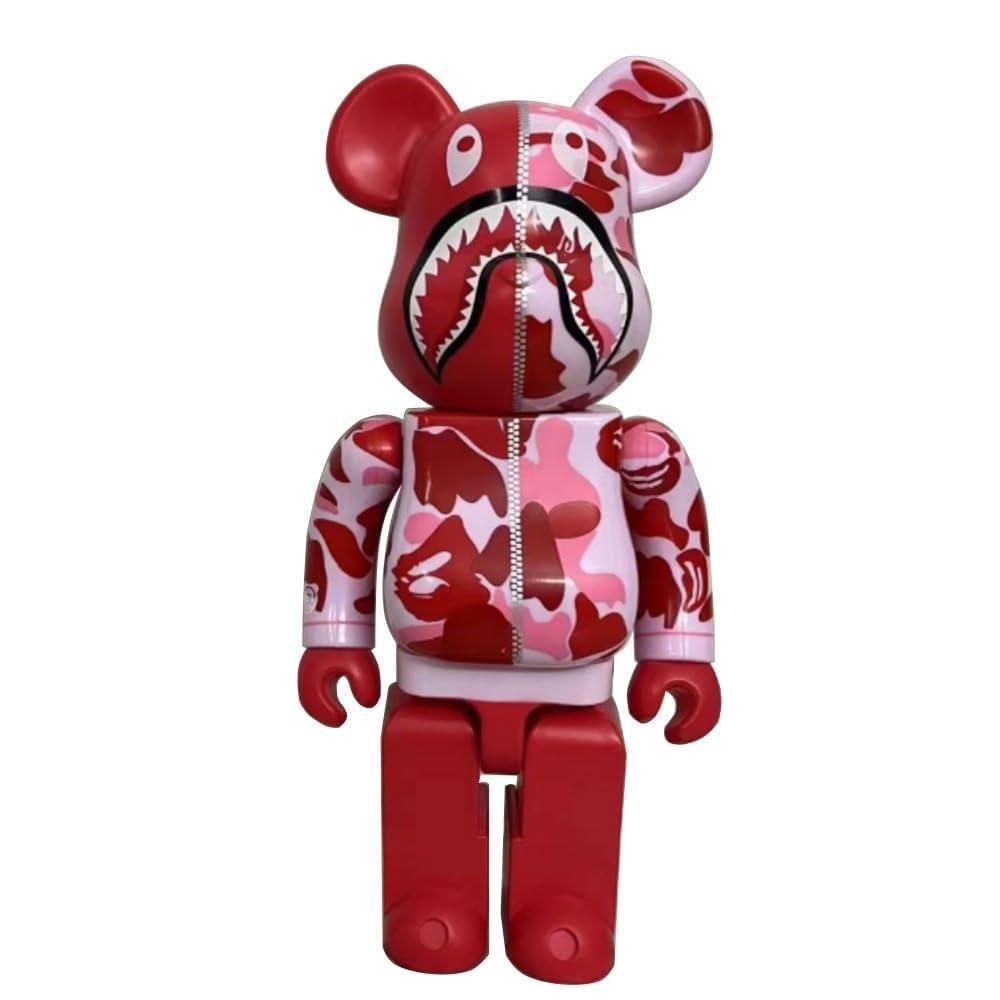 MKOLKGNE Bearbricks,Building Blocks Bear Movable Joints - Doll Figures Collector's Item for Toy Lovers Living Room/Display Case Decorations