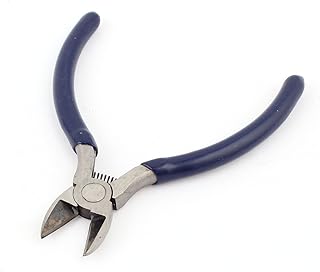 Aexit Blue Rubber Pliers Coated Handle Micro Diagonal Nipper SLI-p-Joint Pliers Cutting Plier