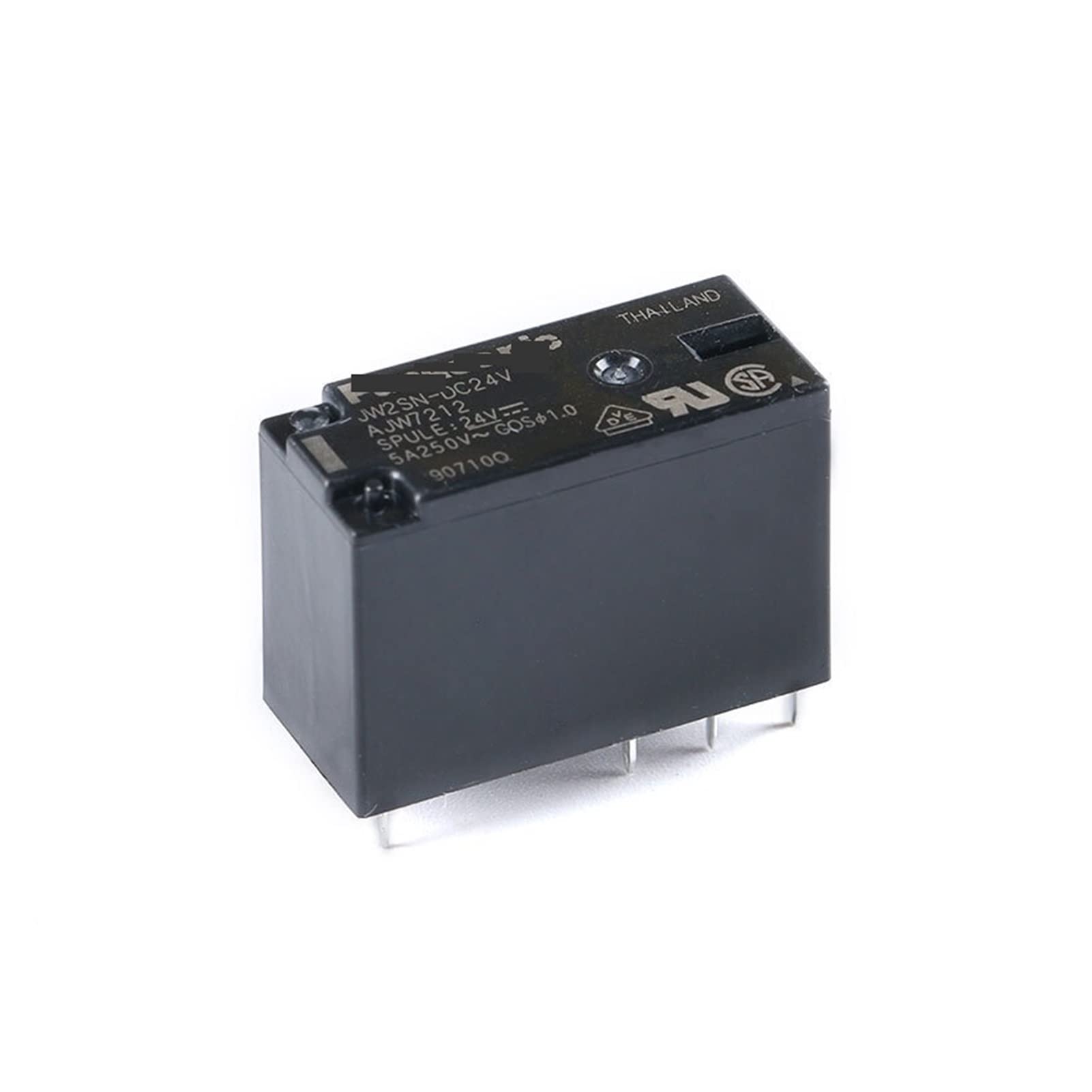 Relé de potencia 24V JW2SN-DC24V de 8 pines y 5A para circuitos industriales