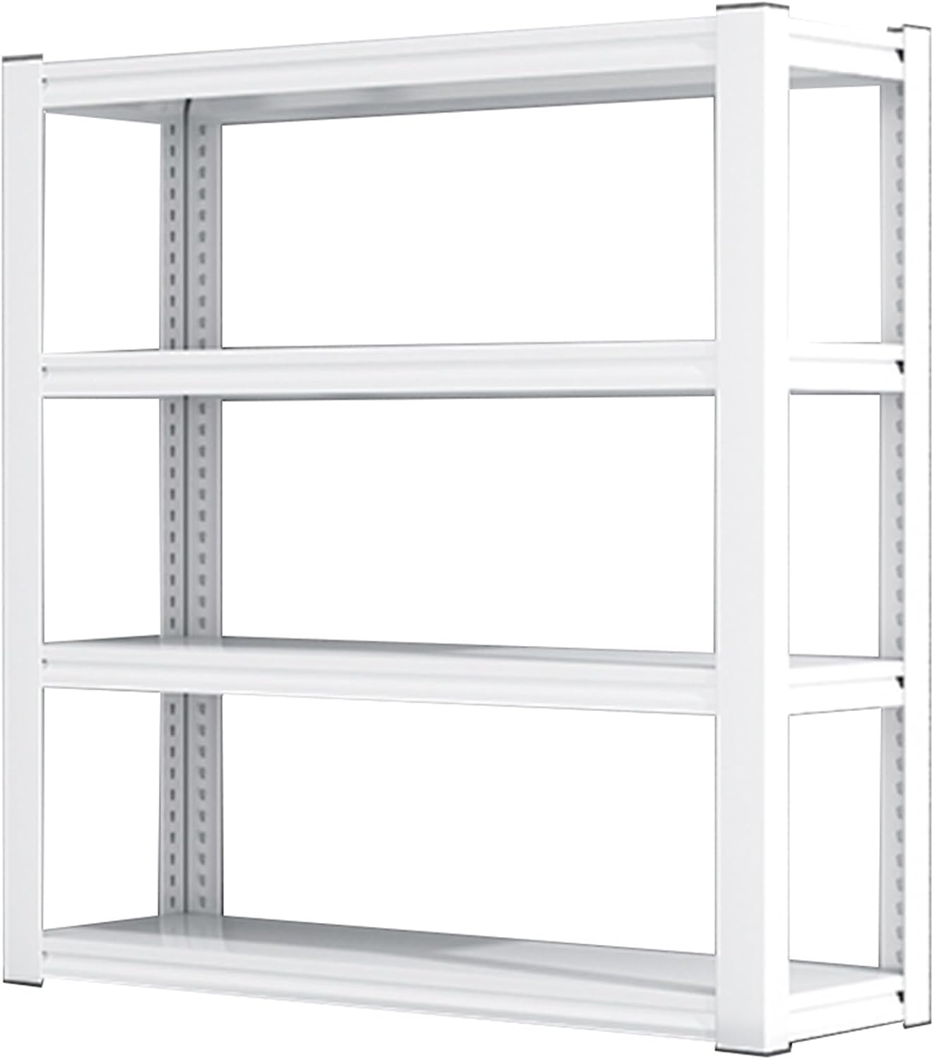 WIGING Heavy Duty Storage Shelves, Capable of Bearing 300kg, Adjustable Storage Rack, 4-Tier Utility Shelf for Shed Workshop Office Commercial Pantry Warehouse(80x50x118cm)