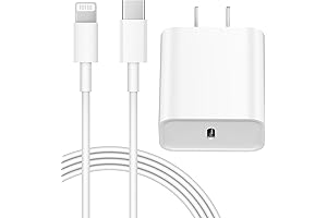 iPhone 14 Pro Fast Charge 20W Wall Charger with Lightning Cable