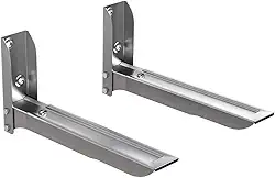 Suporte de Parede Para Fornos e Micro-ondas em Aço Carbono, Comprimento Ajustável, Design Slim e Instalação Prática, Cinza, MW05SL, ELG