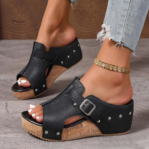 Women's Open Toe Orthopedic Platform Wedge Sandals Espadrilles Wedges Sandals Dressy Casual Boho Summer Beach Ladies Shoes2