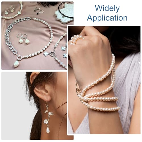 Perles d'eau douce pour cordon en cuir créant des bijoux bohèmes chics faits main