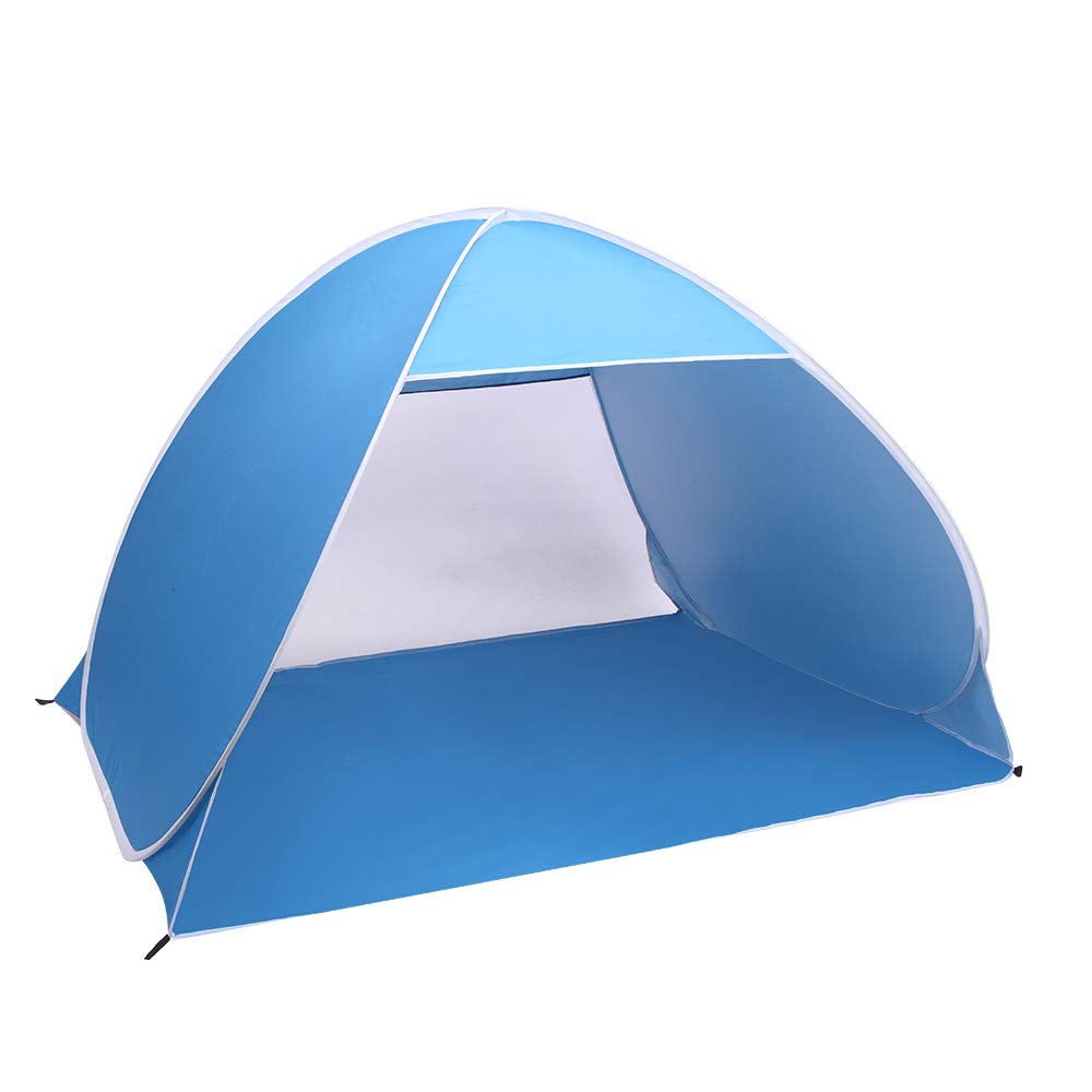 Kcelarec Pop up Beach Tent for 2-3 Person, Automatic Sun Shelter Canopy Portable Outdoor Cabana Sun Umbrella