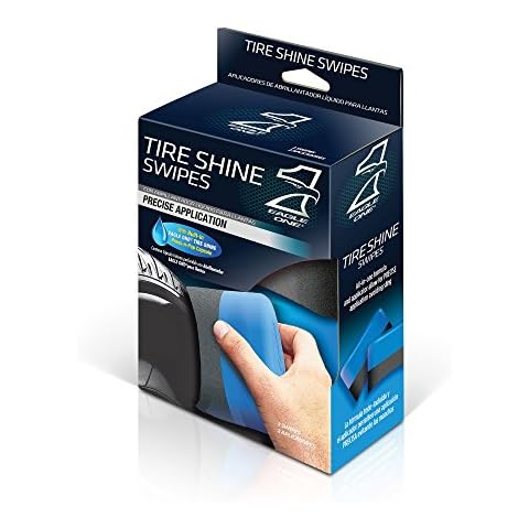 Eagle One All-in-One Tire Shine Foaming Sponge Single-Use Swipes, 2-pack Cover