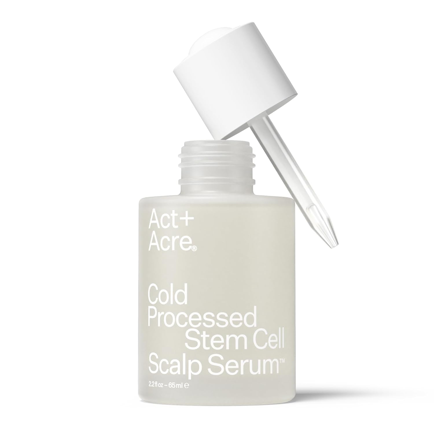 Act+Acre Cold Processed Stem Cell Scalp Serum | For Thicker, Fuller Looking Hair | Apple Stem Cells, Bamboo Extract, Aloe Vera | Strengthen, Hydrate, Reduce Shedding | Vegan, Color Safe | 2.2 Fl Oz Act+Acre Cold Processed Stem Cell Scalp Serum | For Thicker, Fuller Looking Hair | Apple Stem Cells, Bamboo Extract, Aloe Vera | Strengthen, Hydrate, Reduce Shedding | Vegan, Color Safe | 2.2 Fl Oz