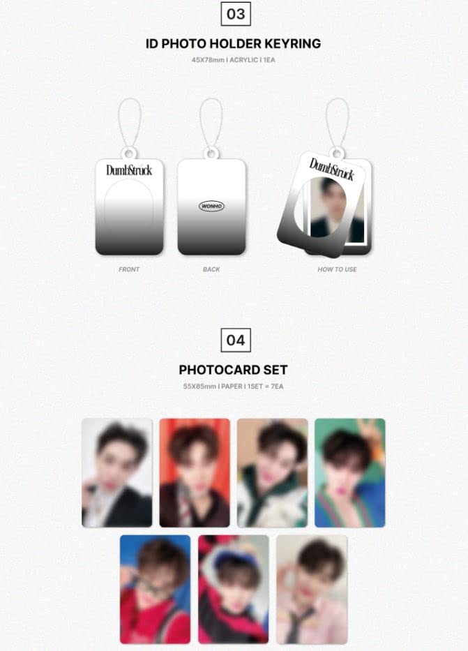 Amazon.co.jp: WONHO - 2023 WONHO PHOTOBOOK 'DUMBSTRUCK' 公式
