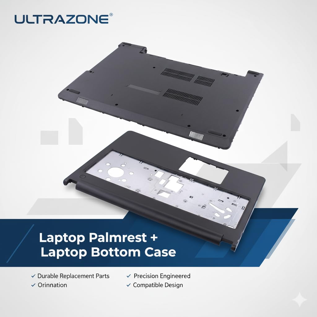 ULTRAZONE Laptop Replacement Upper Case Palmrest Assembly + Base