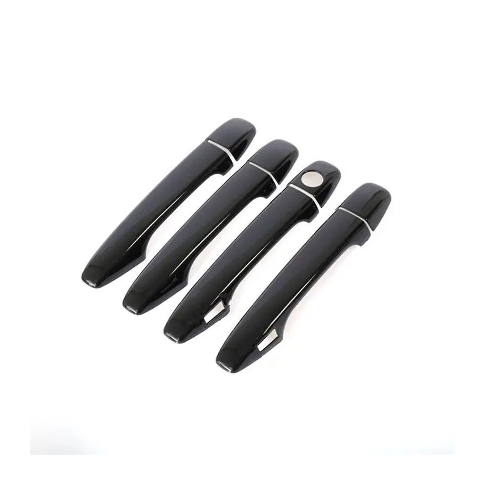 Pacsci Keyless Entry Car Outer Door Handle For Toyota For Prius For Xw30 Zvw30 Zvw35 2010-2015 Door Handle Cover Pad Sticker Overlay Styling Accessories(Keyless Entry)