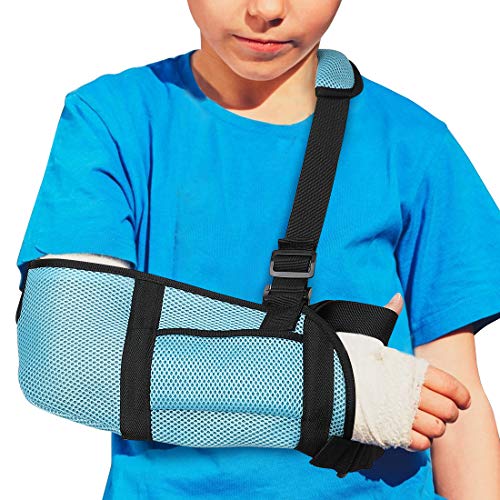 Haofy Arm Sling for Kids Lightweight Shoulder Immobilizer with Breathable Mesh for Kids