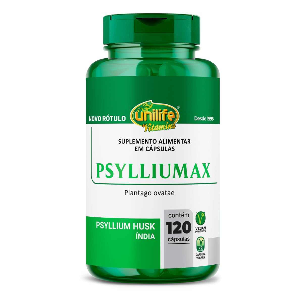 para que serve o Psyllium: como tomar e efeitos colaterais-radardasaude 3 Psyllium Unilife Psylliumax 120 cáspulas Cápsula