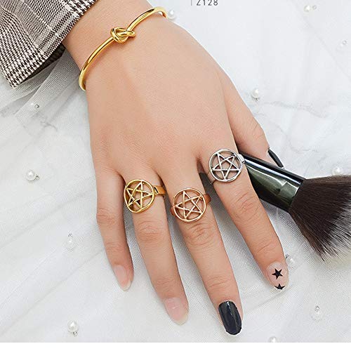 Jude Jewelers Stainless Steel Star Pattern Statement Cocktail Party Promise Anniversary Ring3