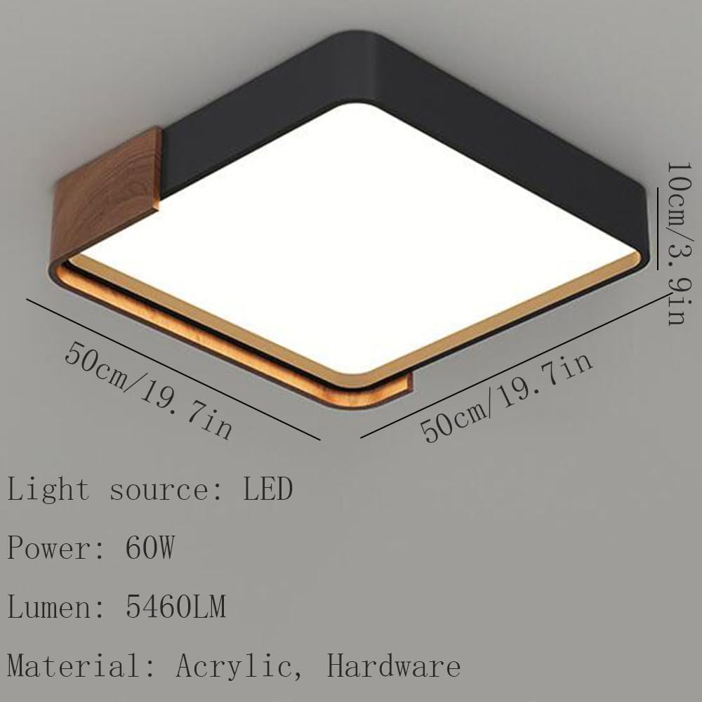 Oświetlenie Sufitowe 3000-6000K Z Płynnym Ściemnianiem Lampy Sufitowe LED W Stylu Japońskim Wabi-sabi Minimalistyczna, Nowoczesna Oprawa Oświetleniowa Do Montażu Podtynkowego Do Salonu STVDEDG