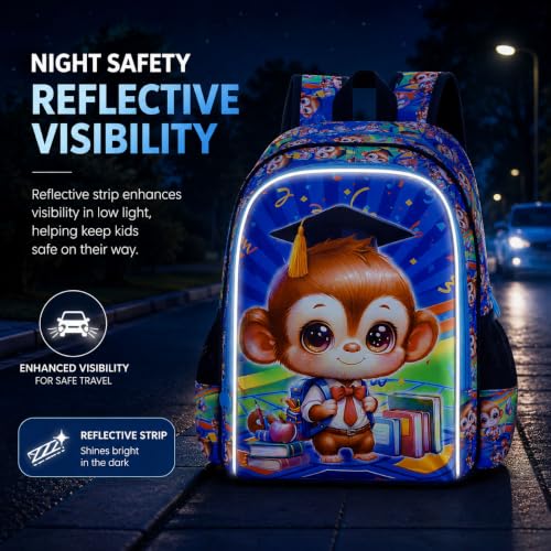 Image of AGSDON 3PCS Backpacks for Girls, 16 inch Elementary Kids Backpack Preschool School Bookbags and Lunch Box