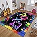 Produktbild JHUHN Game Controller Teppiche Spiel Griff Teppiche Wohnzimmer Bodenmatten Spieler Teppiche Spielzimmer Teppich Dekor 140x200cm