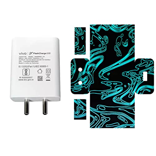 Image of AtOdds - Compatible for Vivo Flash Charger (44W) - Charger /Adapter Skin Wrap (HoloGreen)