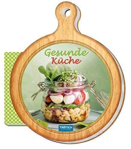 Rezeptbrettchen 'Gesunde Küche': 13 x 16 cm (Geschenk-Kochbuch)