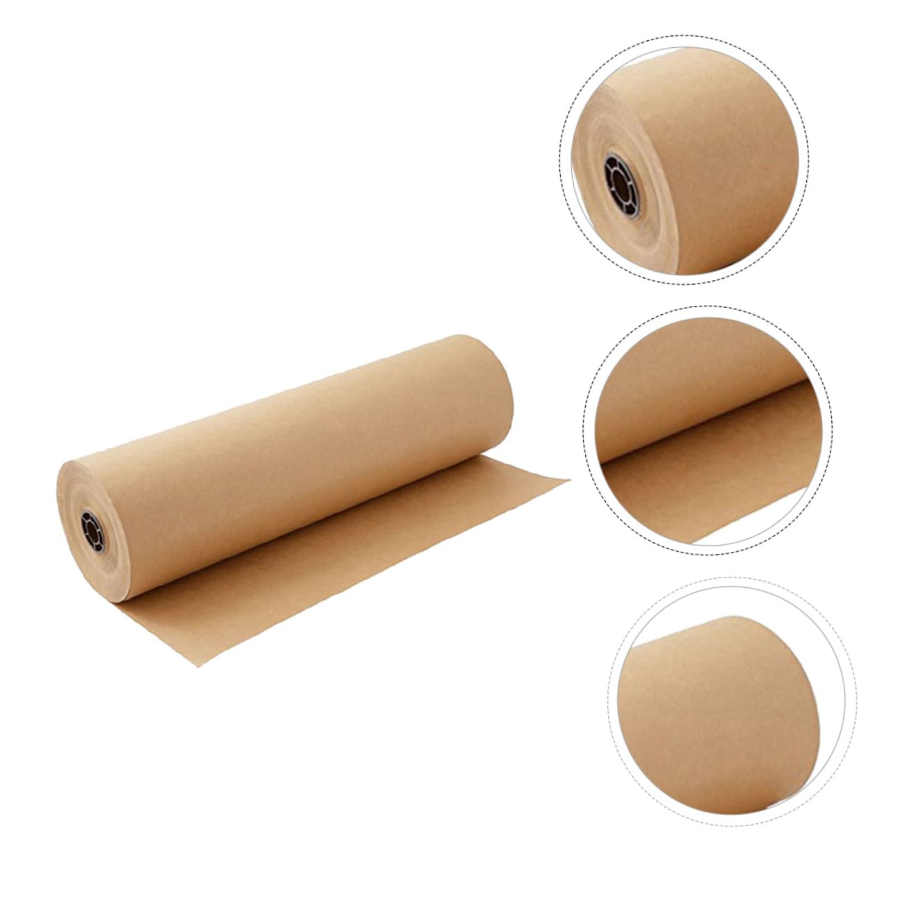 IWOWHERO Geschenkpapierrollen Braune Geschenkpapierbögen Zum Verpacken Y
