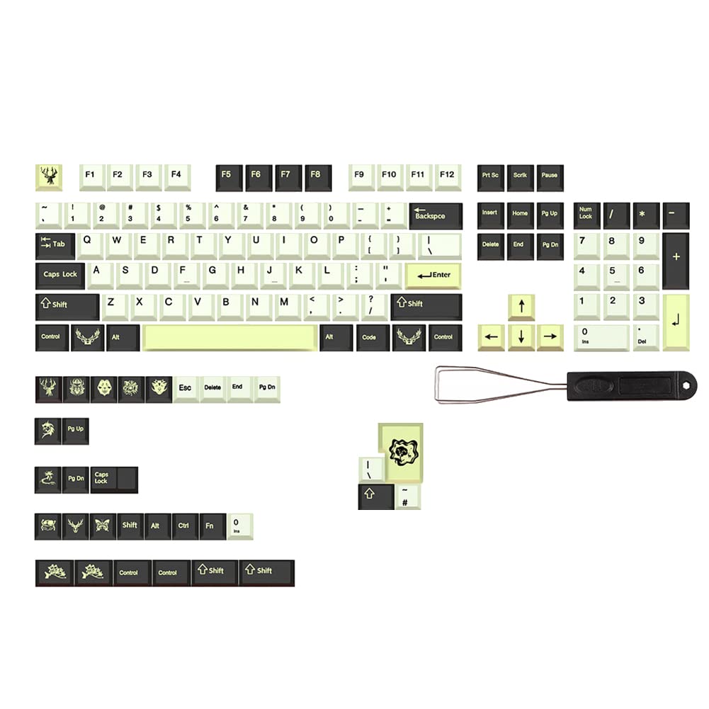136 Key Cherry Profile PBT Keycaps Keycap Personnalisé pour de Jeu MéCanique DIY MX Commutateurs MéCanique