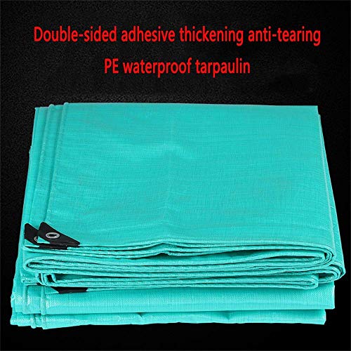 Bâche imperméable polyéthylène 8x10m bâche bleue robuste pour extérieur - 5