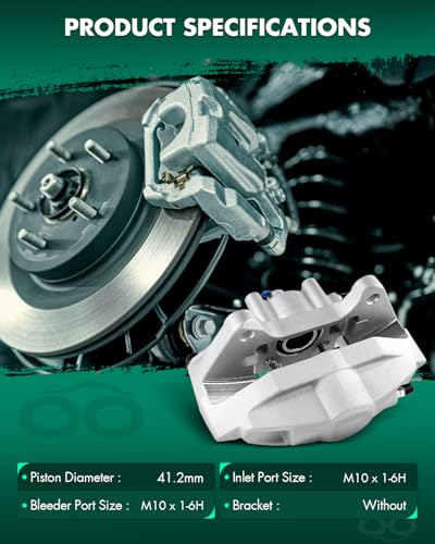 Image of SCITOO 196182 Rear Right Disc Brake Caliper Fit For Infiniti For FX50 2009-2013,For Infiniti For Q70 2014-2018,For Infiniti For Q70L 2015-2018,For Nissan For 370Z 2009-2018, Double Pistons