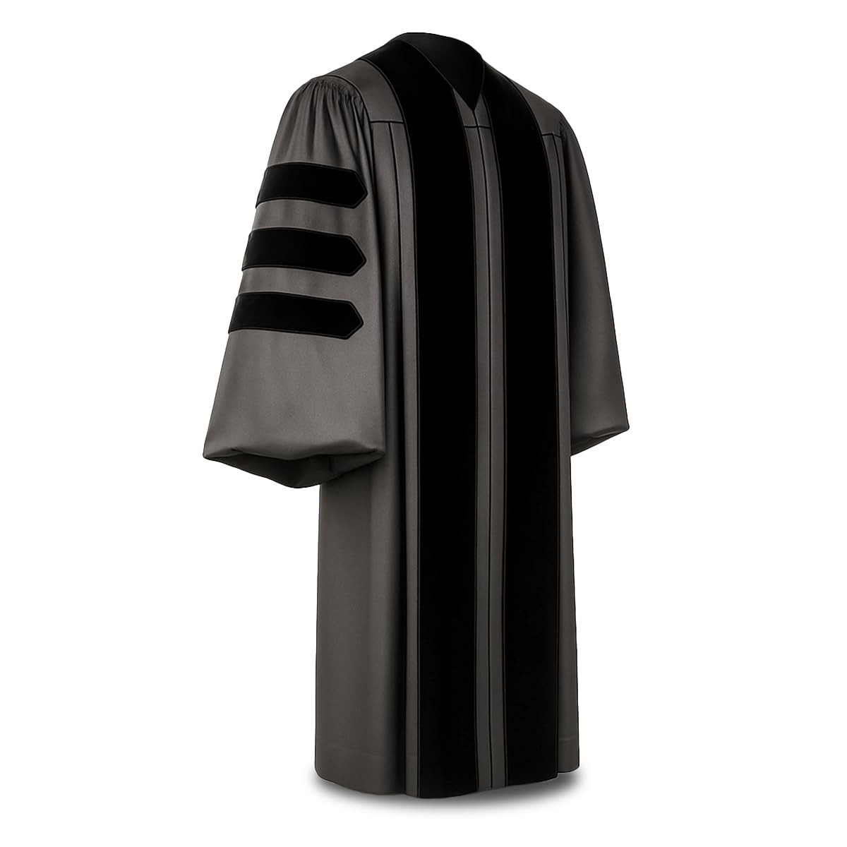 Unisex Deluxe Doctoral PhD Graduation Gown - Doctorate Robe